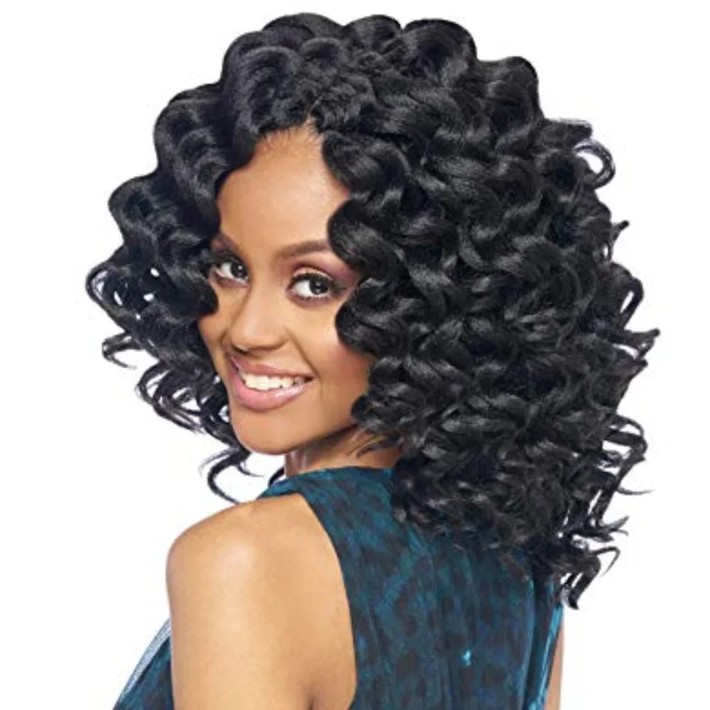 Harlem 125 Kima Braid Wind Wave 08" (KWW08) Color 4 Dark Brown - Picture 13 of 16